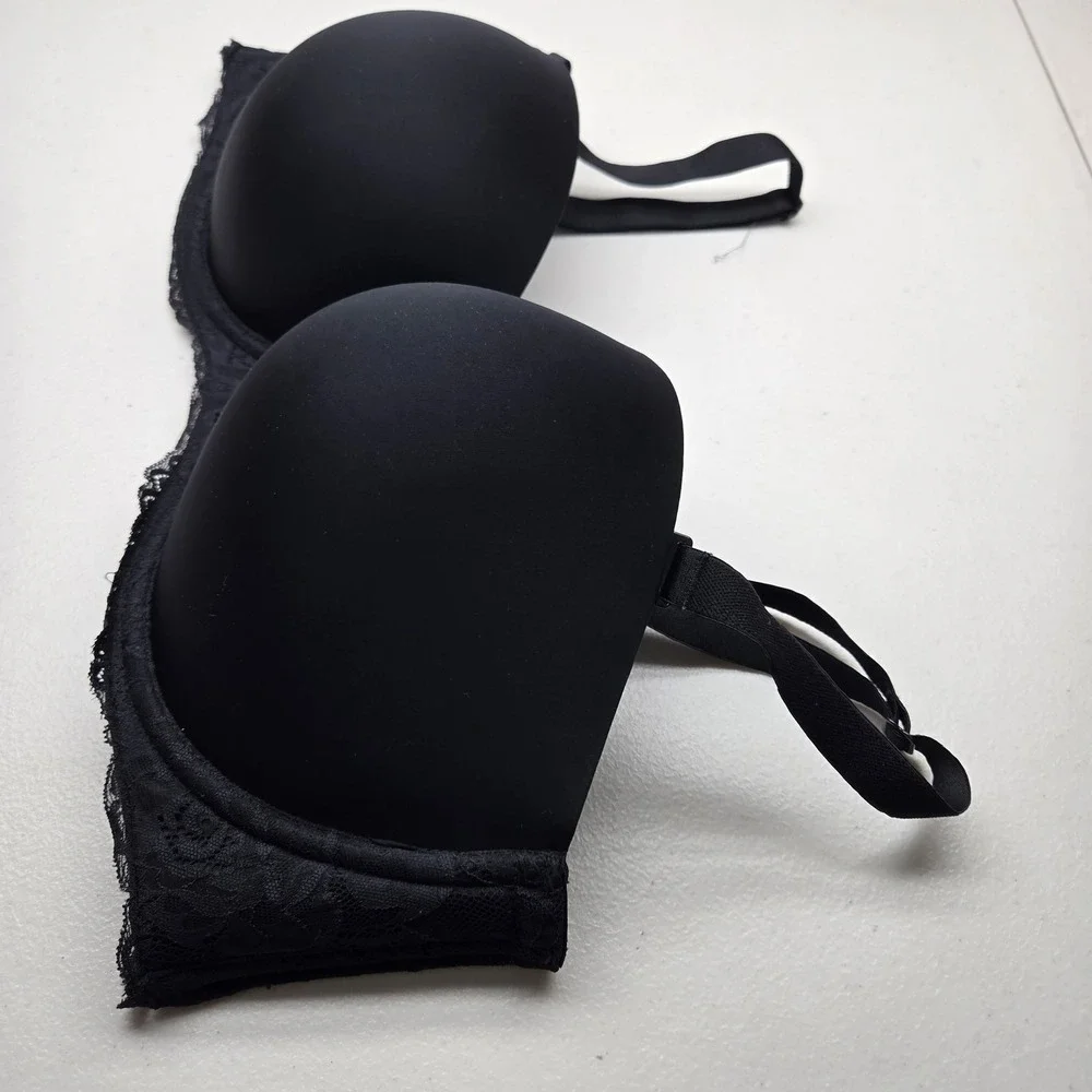 Torrid Women Bra 42DD Black Multi Way Underwired‎ Lace Strap Adjustable
